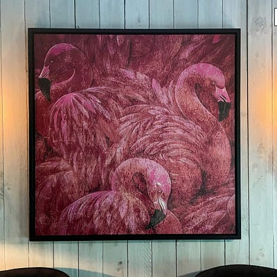 Flamingo in Fresco_ Bernhardts Interior